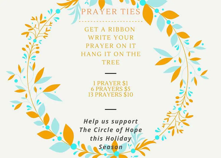 Chiropractic Clarkesville GA Prayer Ties November 2021