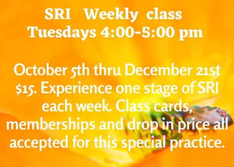 Chiropractic Clarkesville GA SRI Weekly Class November 2021