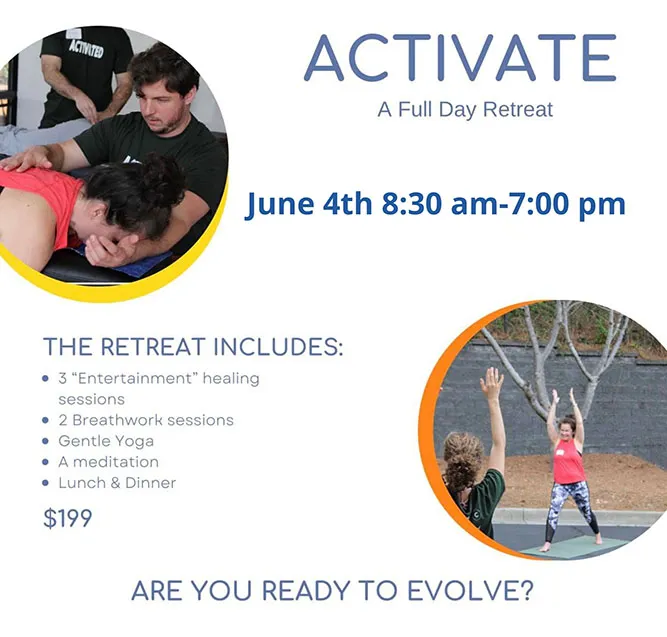 Chiropractic Clarkesville GA Activate Full Day Retreat