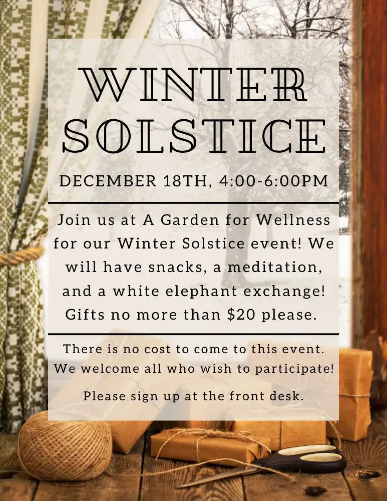 Chiropractic Clarkesville GA Winter Solstice 2022