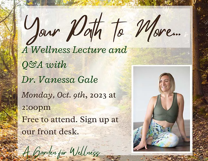 Chiropractor Clarkesville GA Vanessa Gale Path to More October 2023