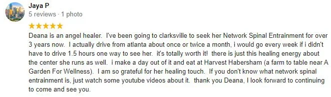 Chiropractic Clarkesville GA Jaya Testimonial