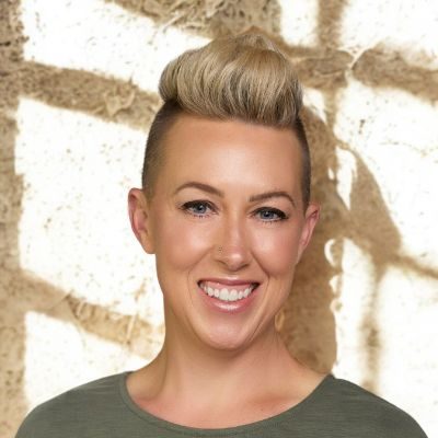 Personal Trainer Amy Good Smiling Outdoors In Sunshine